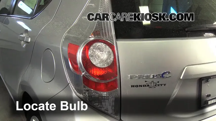 2012 Toyota Prius C 1.5L 4 Cyl. Lights Brake Light (replace bulb)